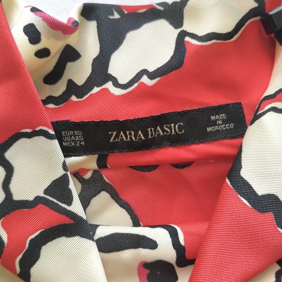 Zara red floral dress - Picture 3 of 11